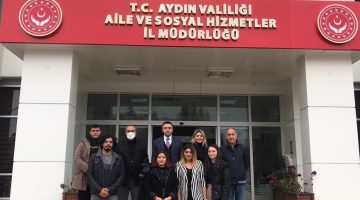 Davutlar MYO Aydın Aile ve Sosyal Hizmetler Müdürlüğü’nü Ziyaret Etti