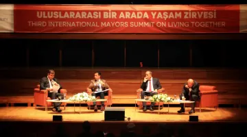 BAŞKAN ARAS, BİR ARADA YAŞAM ZİRVESİ’NE KATILDI
