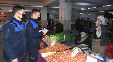 KUŞADASI BELEDİYESİ PAZAR YERLERİNDE DENETİMİ ARTTIRDI