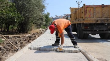 Özdere Yeni Kaldırımlara Kavuştu