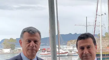 BAŞKAN ARAS’TAN, KOS BELEDİYE BAŞKANI NİKİTARAS’A ZİYARET