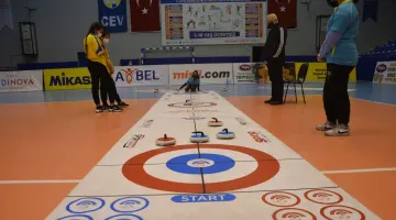 YILDIZLAR VE GENÇLER FLOOR CURLİNG HEYECANI BAŞLADI