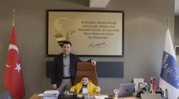 MİNİK RESUL’DEN BAŞKAN ÖMER GÜNEL’E TEŞEKKÜR ZİYARETİ