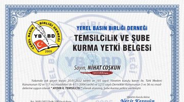 AYDIN’IMIZA HAYIRLI OLSUN