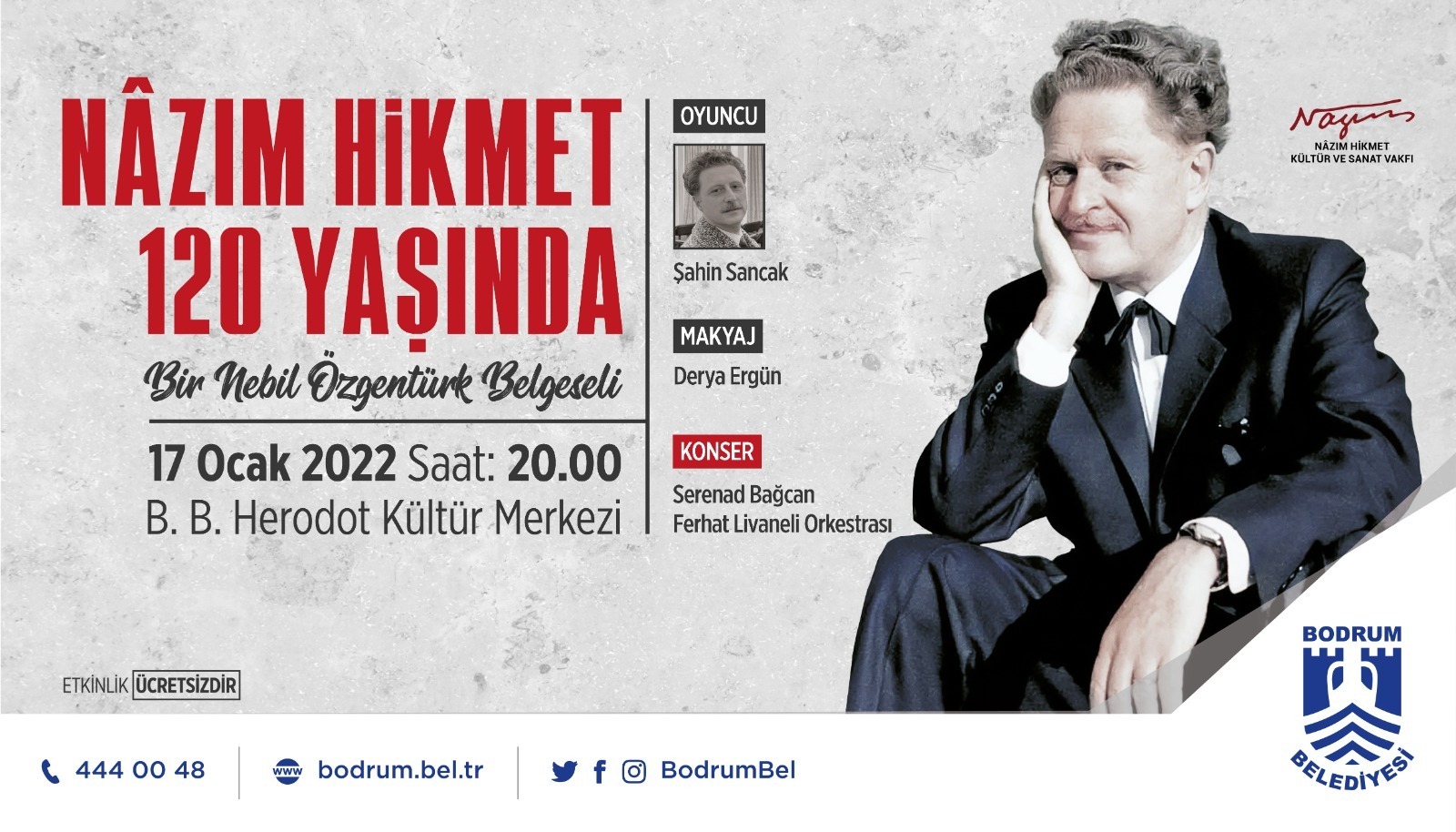 NAZIM HİKMET, DOĞUM GÜNÜNDE DE UNUTULMUYOR