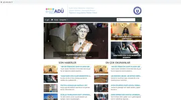 ADÜ İletişim Fakültesi Haber Sitesi Yayın Hayatına Başladı