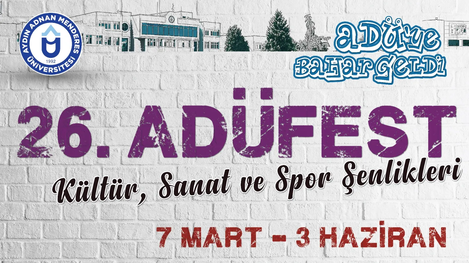 26. ADÜFEST BAŞLIYOR