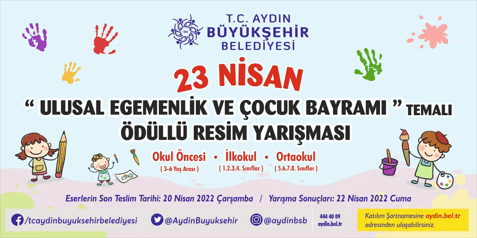 ABB 23 NİSAN TEMALI RESİM YARIŞMASI DÜZENLİYOR