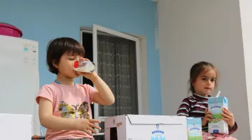 HALK SÜT DAĞITIMI YENİDEN BAŞLADI