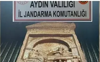 GERMENCİK’TE TARİHİ  MEZAR TAŞI  SATILMAK İSTENDİ