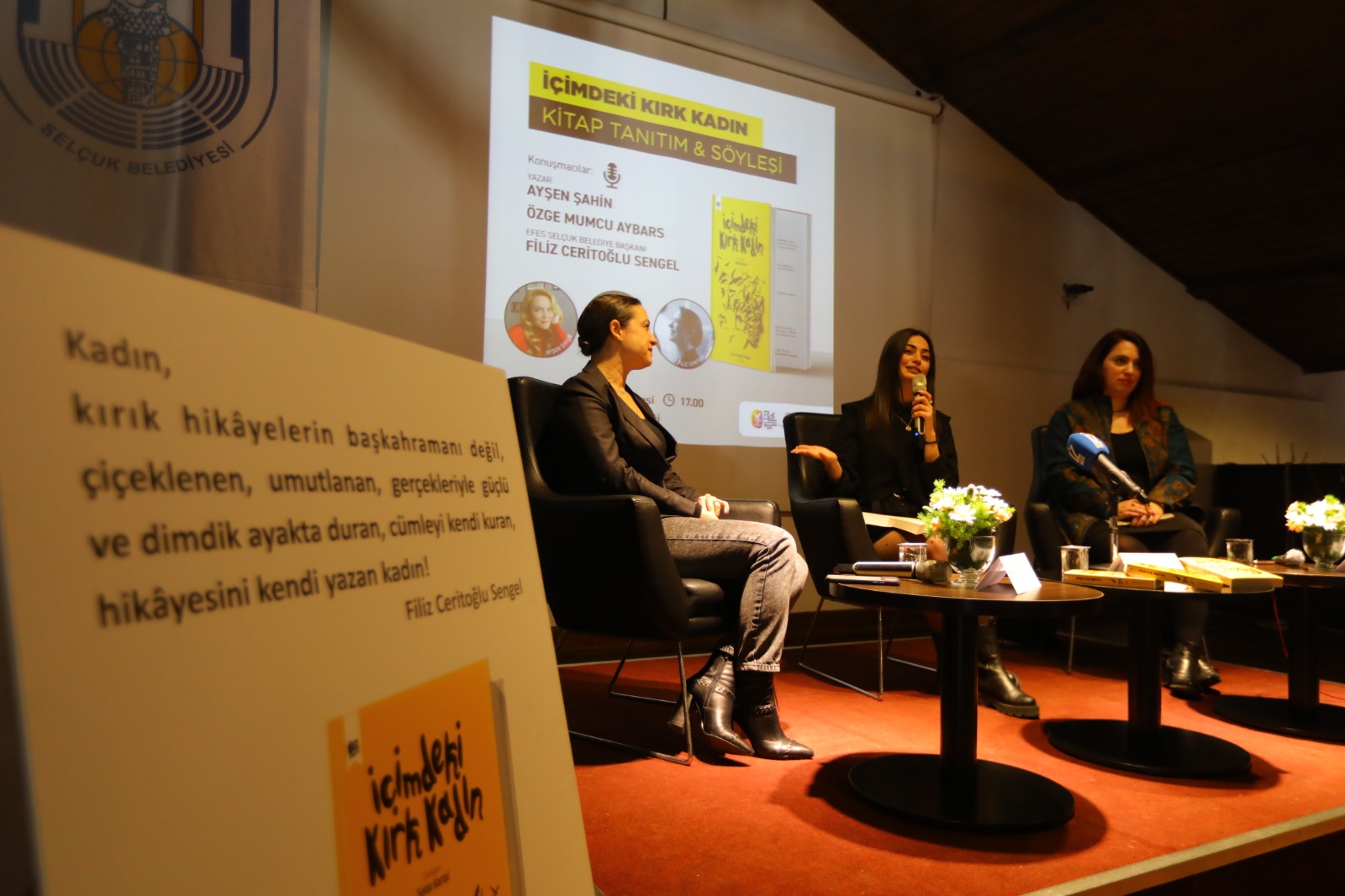 İÇİMDEKİ KIRK KADIN SÖYLEŞİSİNDE KADINLAR, KADINI VE ÖYKÜLERİNİ ANLATTI