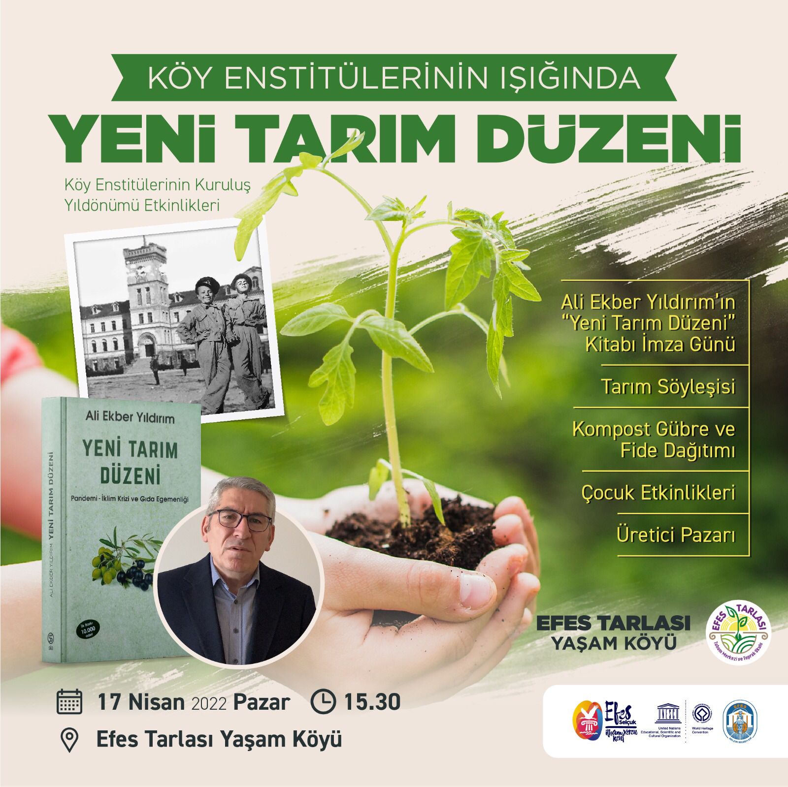 EFES TARLASI YAŞAM KÖYÜ’NDE KÖY ENSTİTÜLERİ ETKİNLİĞİ