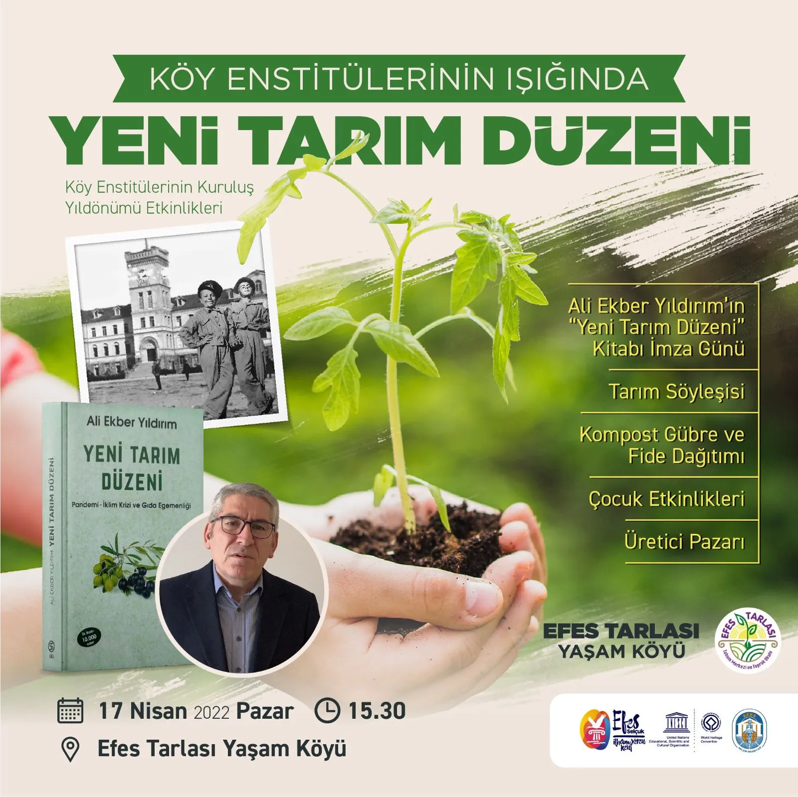 EFES TARLASI YAŞAM KÖYÜ’NDE KÖY ENSTİTÜLERİ ETKİNLİĞİ