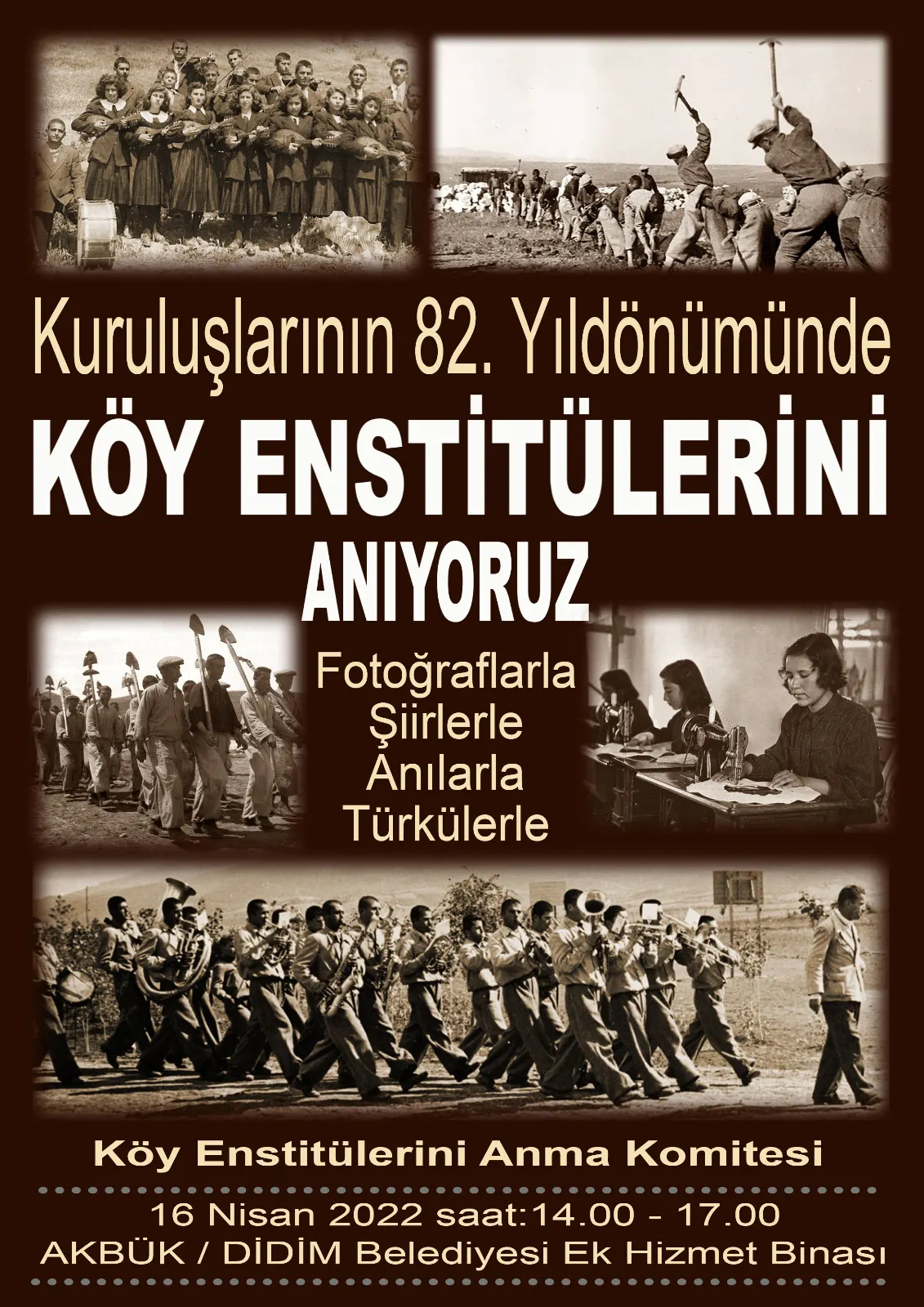 KÖY  ENSTİTÜLERİ DİDİM’DE ANILIYOR