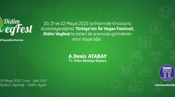ATABAY’DAN DİDİM VEGFEST’E DAVET