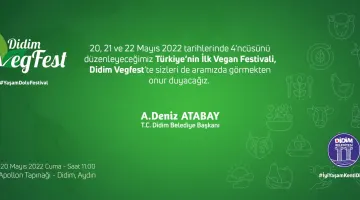 ATABAY’DAN DİDİM VEGFEST’E DAVET