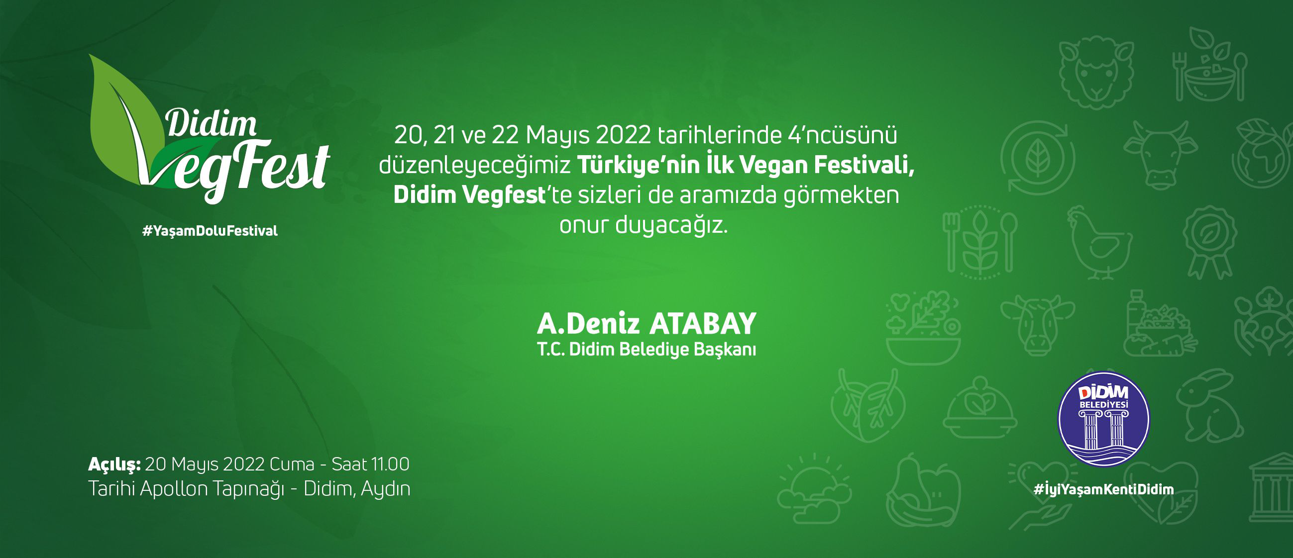 ATABAY’DAN DİDİM VEGFEST’E DAVET