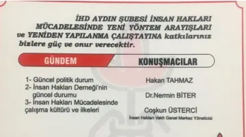 AYDIN’DA İNSAN HAKLARI ÇALIŞTAYI