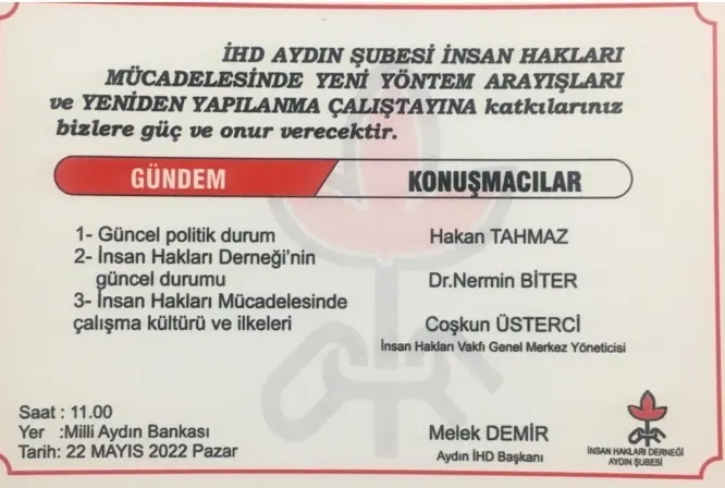 AYDIN’DA İNSAN HAKLARI ÇALIŞTAYI