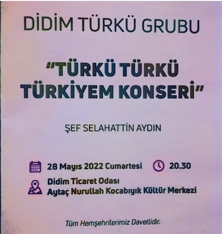 DİDİM TÜRKÜ  GRUBU ” İYİ  İNSANLARIN  TÜRKÜLERİ  OLUR”