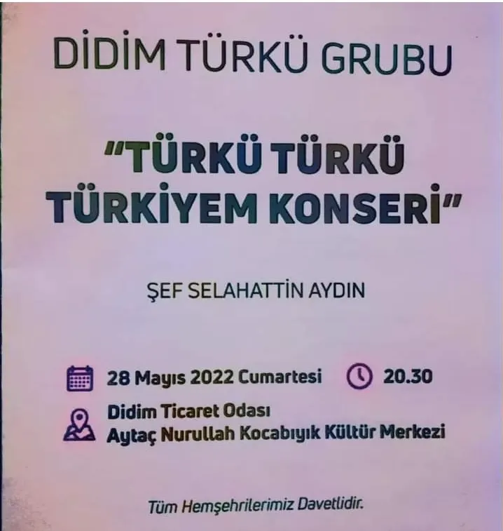 DİDİM TÜRKÜ  GRUBU ” İYİ  İNSANLARIN  TÜRKÜLERİ  OLUR”