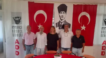TÜRKİYE  İŞÇİ  PARTİSİ  ATATÜRKÇÜ  DÜŞÜNCE  DERNEĞİNİ  ZİYARET  ETTI