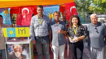 DİDİM  İYİ  PARTİ  STANDINA GÜNEŞ DOĞDU