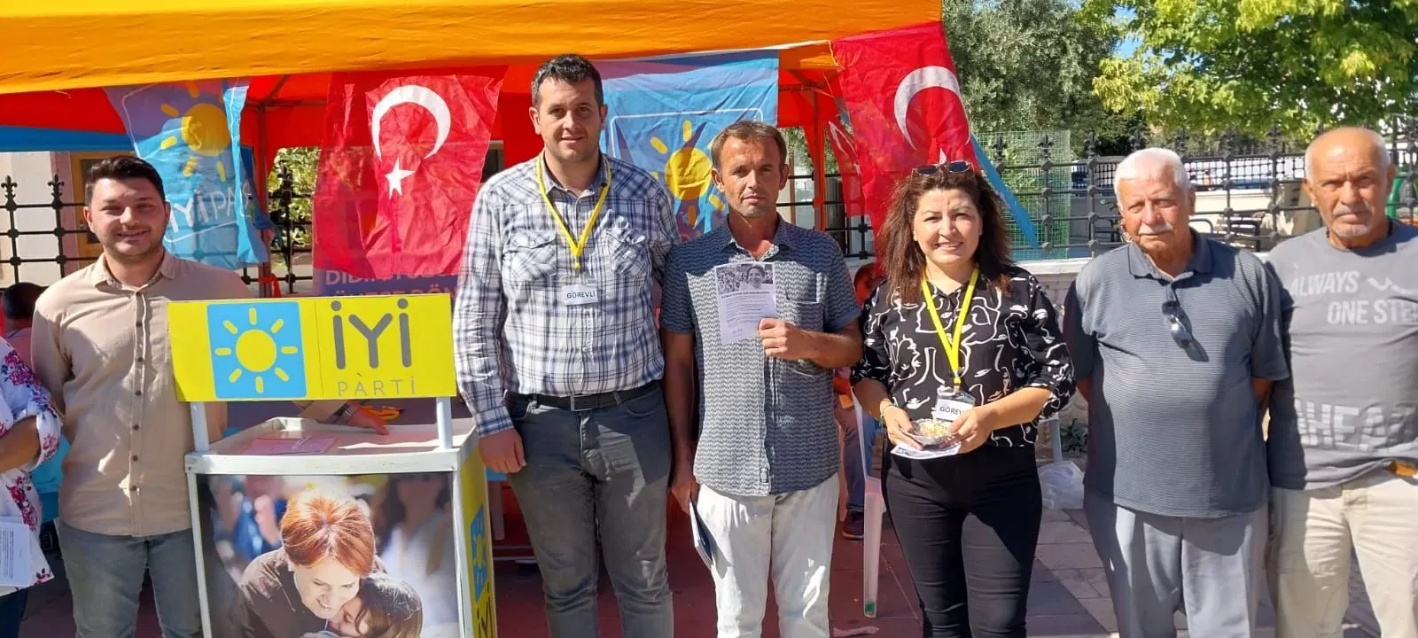 DİDİM  İYİ  PARTİ  STANDINA GÜNEŞ DOĞDU