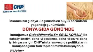 CHP DİDİM TARIM VE GIDA TOPLANTISI