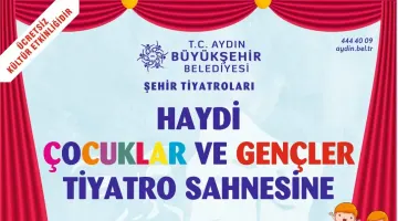 AYDIN B.B’NİN TİYATRO ATÖLYELERİ BAŞLIYOR