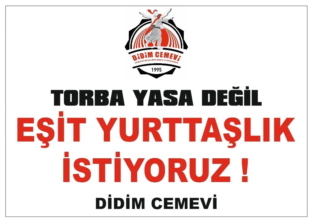 DİDİM  CEMEVİ  EŞİT YURTTAŞLIK  İÇİN  ANKARA’YA GİDİYOR