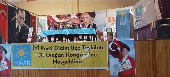 DİDİM İYİ  PARTİ  KONGRESİ VE KEDİ