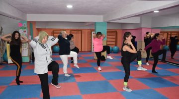 Germencikli kadınlar spor kurslarını çok sevdi