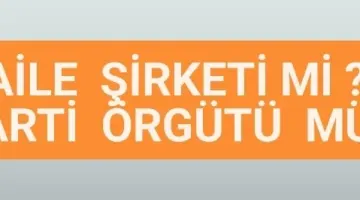 AİLE ŞİRKETİMİ ÖRGÜT MÜ