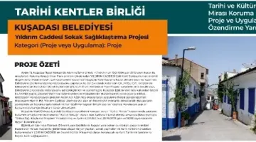 KUŞADASI BELEDİYESİ’NİN KENT KİMLİĞİ PROJELERİNE BÜYÜK ÖDÜL