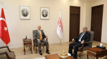 Rektörümüz, YÖK Başkanımız Prof. Dr. Erol Özvar ile İstişarelerde Bulundu