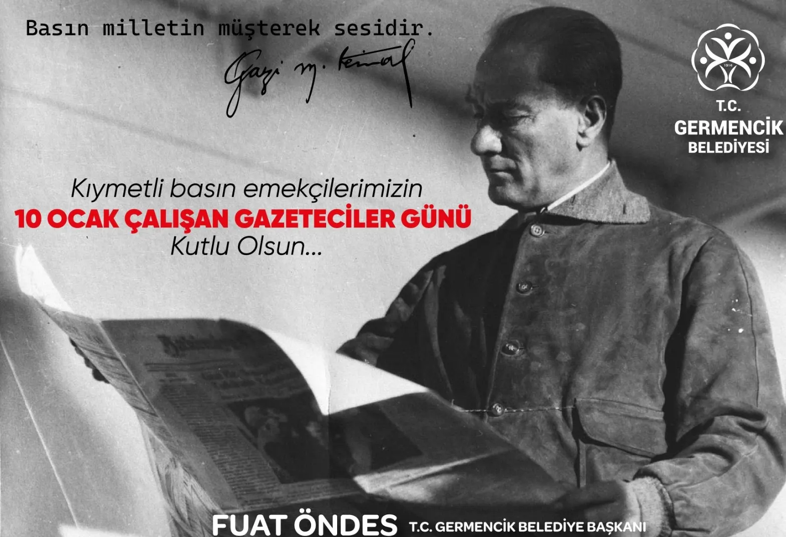 10 OCAK ÇALIŞAN GAZETECİLER GÜNÜ