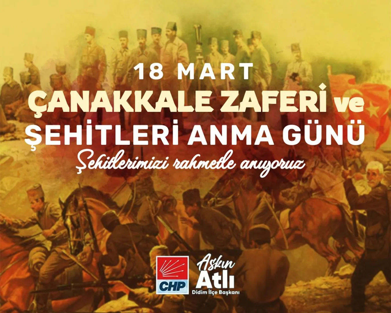 DİDİM  CHP ÇANAKKALE’Yİ UNUTMADI
