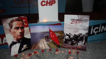 CHP GENÇLİK ÇANAKKALE RUHUNU UNUTMADI