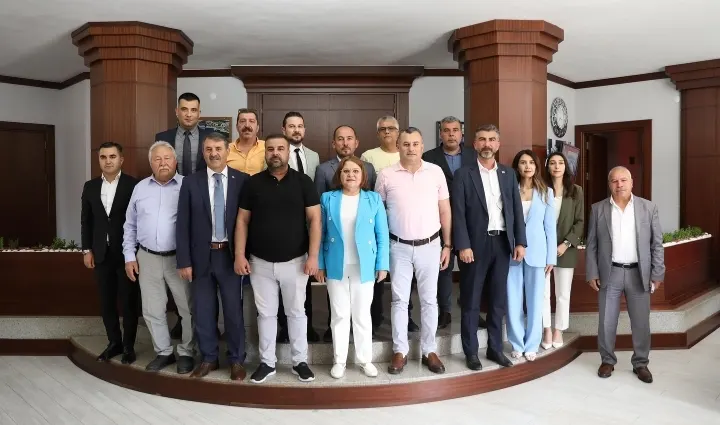 CUMHUR İTTİFAKI DİDİM BELEDİYE MECLİS ÜYELERİNDEN, BAŞKAN GENÇAY’A ZİYARET