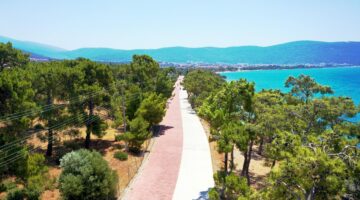 AKBÜK’TE BİSİKLET VE YÜRÜYÜŞ YOLU’NUN ÇALIŞMALARI TAMAMLANDI