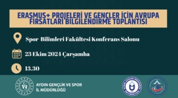 AYDIN’DA GENÇLER İÇİN ERASMUS+ VE AVRUPA DAYANIŞMA PROGRAMI KONFERANSI DÜZENLENECEK
