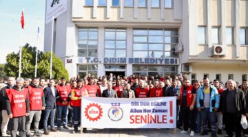 İŞÇİ DOSTU BAŞKANA İŞÇİLERDEN TAM DESTEK