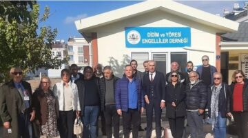 DİDİM  CEMEVİNDEN ENGELLİLER  DERNEĞİNE ZİYARET