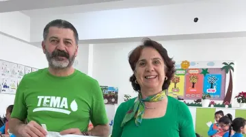 Tema Vakfı Didim Okullarında “Yaşamak için Yaşatmaya Gönüllüyüz Mesajı Verdi