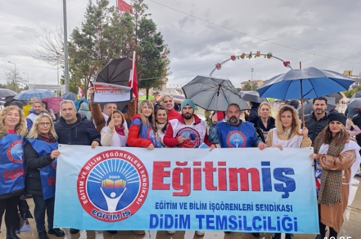 İNSANCA BİR YAŞAM İÇİN İŞ BIRAKIYOR,  EMEĞİMİZİN, ALIN TERİMİZİN KARŞILIĞINI İSTİYORUZ!