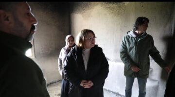 BAŞKAN GENÇAY’DAN EVİ YANAN AİLEYE YARDIM ELİ