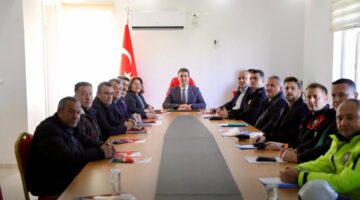 CAN KAZIM KURUCA BAŞKANLIĞINDA OKUL GÜVENLİĞİ TOPLANTISI YAPILDI