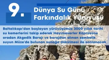 TEMA’dan “Su Zinciri Farkındalık Yürüyüşü”