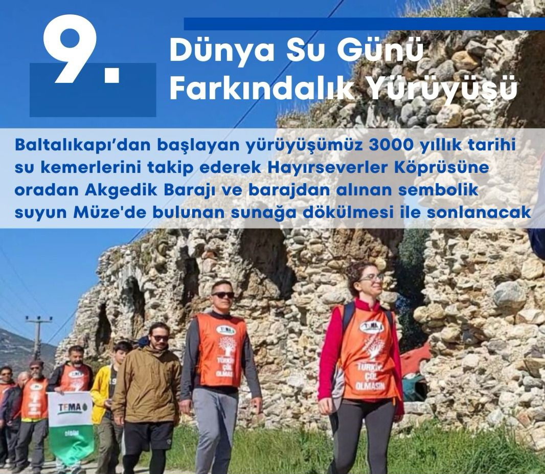 TEMA’dan “Su Zinciri Farkındalık Yürüyüşü”